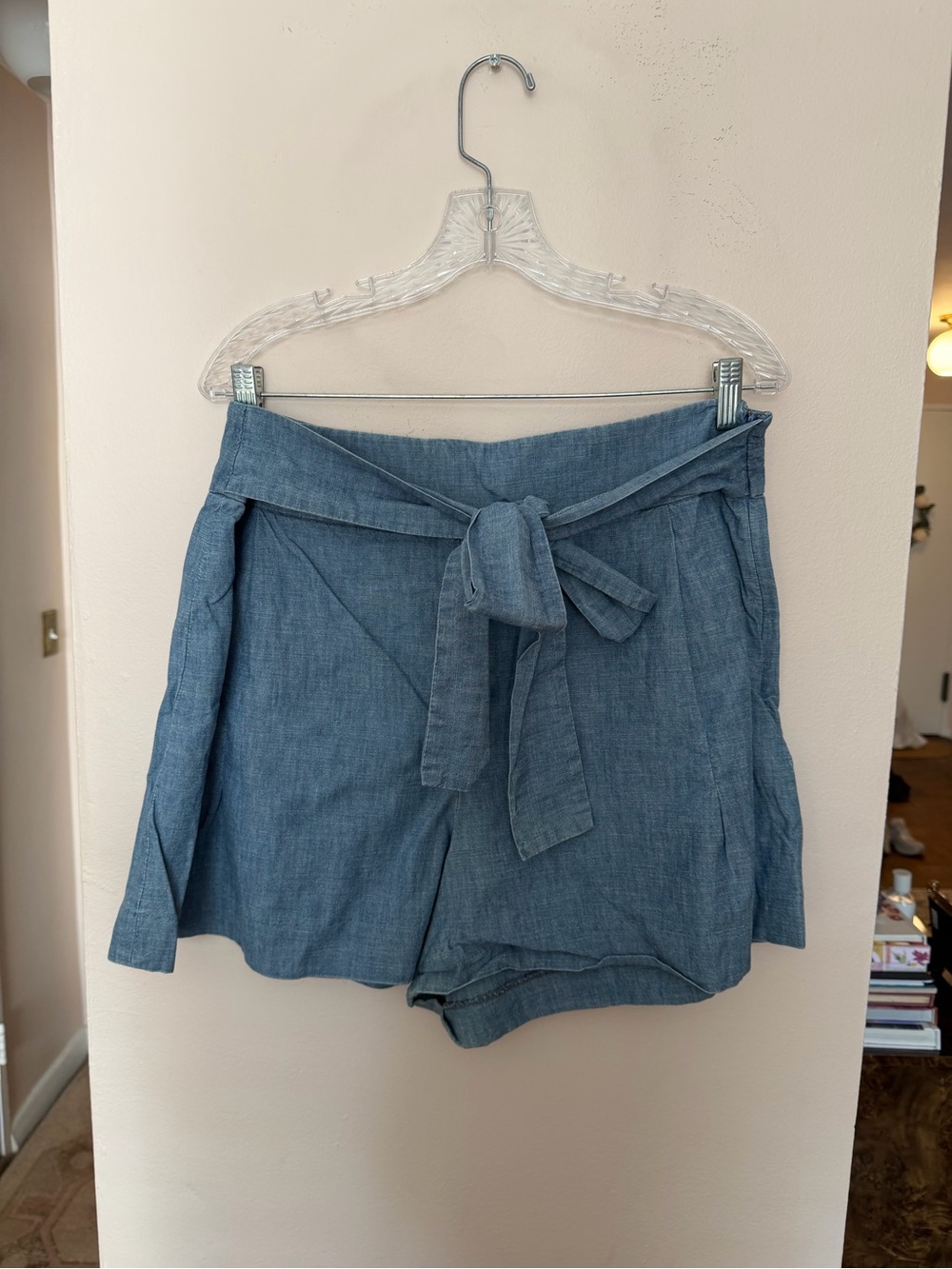 Jcrew Tie-Waist Chambray Women’s Shorts